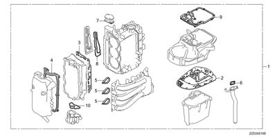 Honda o-ring, pump cover 91301-ZV5-010