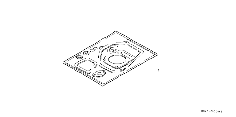 Honda pakkingpakket 06111-ZW1-020