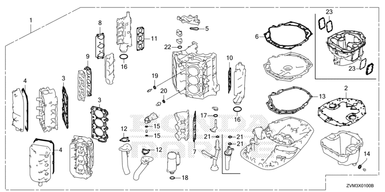 Honda o-ring, 13x1.5 (arai) (NR. 20) 91319-PR3-003