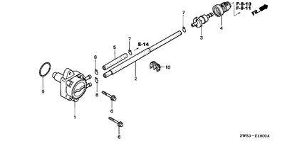Honda benzinepompsamenstel (NR. 1) 16700-ZW9-003