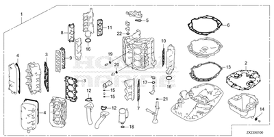 Honda o-ring, 31.5x2.4 (arai) (NR. 22) 91356-SD4-952
