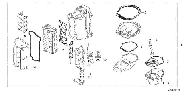 Honda o-ring, 22.5x2.4 (NR. 14) 91360-VD6-003