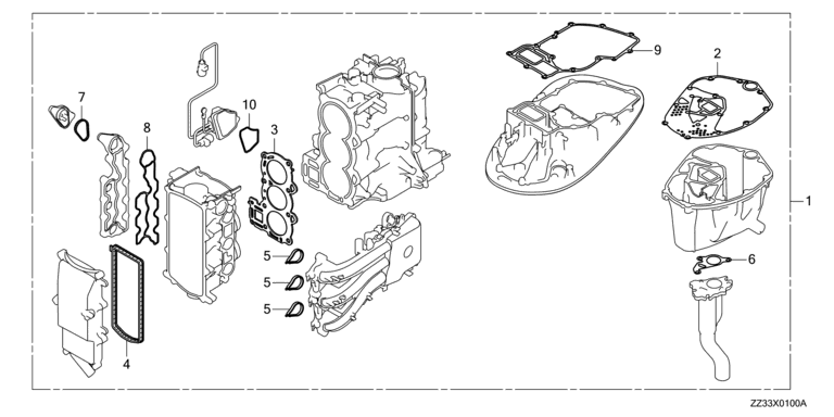 Honda pakking, regulateur (NR. 10) 31754-ZZ3-000